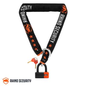 Rhino Loop ART4 Kettingslot 120 cm – Exclusive Line – Hoog Beveiligingsniveau voor Motor & Scooter